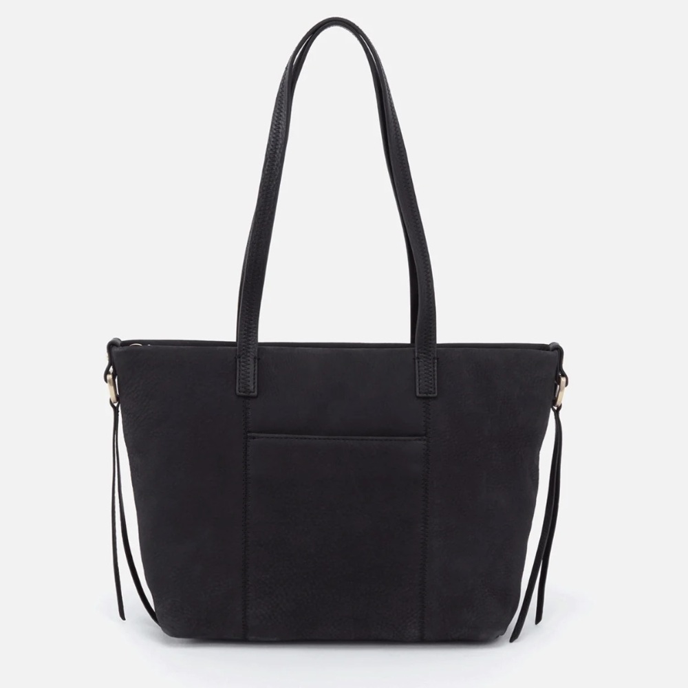 ✨Sold✨Hobo International “Cecily” Pebbled Black Suede Leather Tote/Bag NWOT